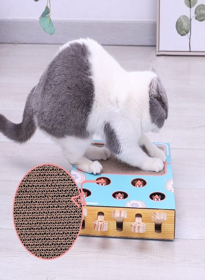 Kartfury Cat Scratcher Cardboard, Cat Scratching, Cat Scratch Pad Corrugated Scratching Bed Interactive Toy - Image 3